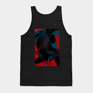 Abstract-Black and blood Tank Top